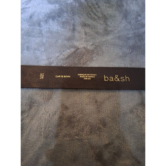Ba&sh Women Leather Belt Medium Brown main image 6